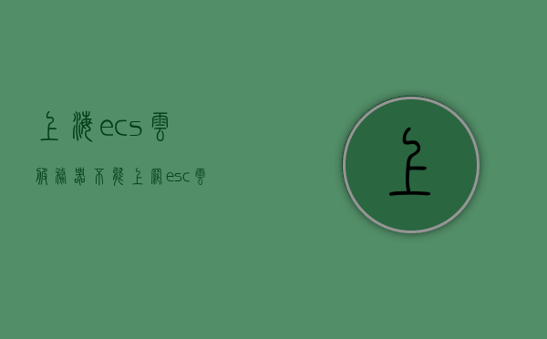 上海ecs云服务器不能上网（esc云服务器有什么用），上海ECS云服务器故障解析，功能与应用（不能上网问题解析），上海ECS云服务器故障解析，功能与应用，解决不能上网问题，上海ECS云服务器不能上网问题解析及功能应用，故障分析与解决策略