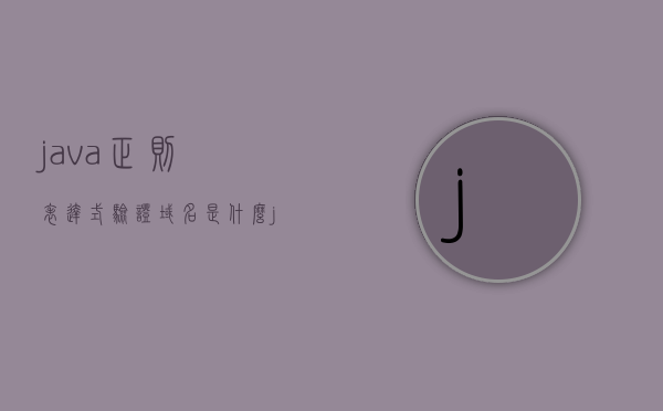 java正则表达式验证域名是什么（java使用正则表达式判断输入的域名是否合法有效），Java使用正则表达式验证域名的合法性，Java使用正则表达式验证域名合法性，Java正则表达式验证域名教程，Java正则表达式验证域名合法性教程，从基础到实践