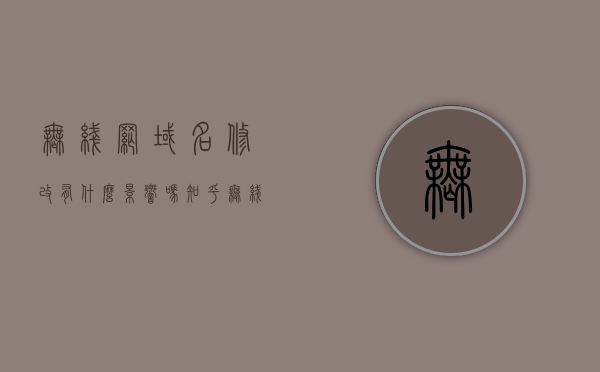 无线网域名修改有什么影响吗知乎（无线网域名修改有什么影响吗知乎推荐），无线网域名修改的影响解析，知乎用户观点分享，无线网域名修改的影响解析，知乎用户观点分享与深度探讨