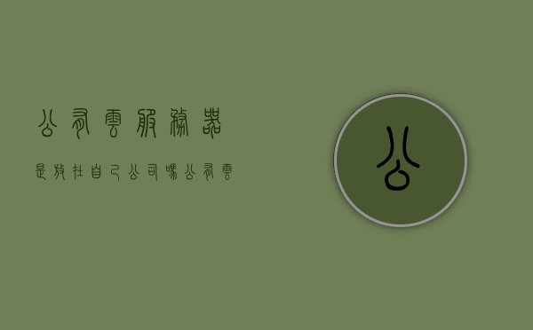 公有云服务器是放在自己公司吗（公有云服务的先河），公有云服务器，是否属于公司自有？探索公有云服务的起源与发展