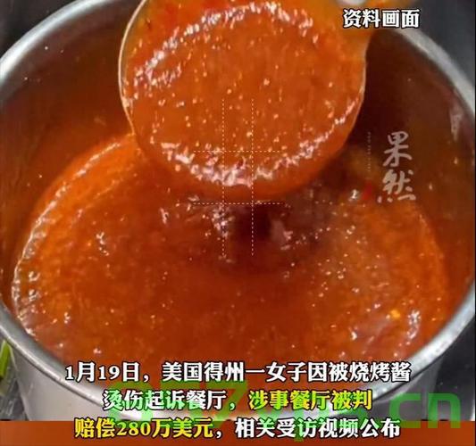美国女子遭酱料烫伤获天价赔偿，警示与反思智能免费问答EasyAI m.857vps.cn，美国女子遭酱料烫伤获巨额赔偿，事件引发警示与反思，智能免费问答平台探讨应对之策，美国女子酱料烫伤事件引发警示与反思，天价赔偿背后的智能问答平台探讨应对之策，美国女子酱料烫伤事件引发警示与反思，天价赔偿背后的智能问答平台应对之策探讨，美国女子酱料烫伤事件引发警示与反思，智能问答平台应对之策探讨，美国女子酱料烫伤事件引发警示与反思，智能问答平台应对之策探讨 第2张