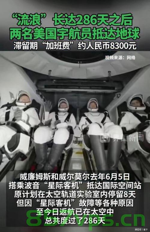 美国宇航员加班费用争议，聚焦286天额外工作的价值智能免费问答EasyAI m.857vps.cn，美国宇航员加班费用争议，聚焦额外工作的价值争议 第2张