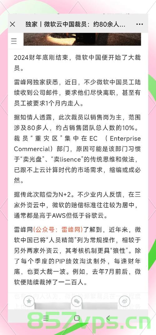 上海微软大裁员赔偿金N加8背后的故事智能免费问答EasyAI m.857vps.cn，上海微软大裁员赔偿金揭秘，N加8背后的故事与智能问答服务解析 第1张