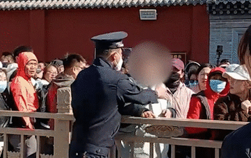 男子翻护栏插队被警察叔叔一把薅回，秩序与安全的坚守智能免费问答EasyAI m.857vps.cn，男子翻护栏插队被警察制止，秩序与安全的坚守 第2张