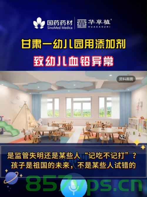 甘肃一幼儿园使用添加剂导致幼儿血铅异常事件智能免费问答EasyAI m.857vps.cn，甘肃幼儿园添加剂引发血铅异常事件，智能免费问答揭示真相 第1张