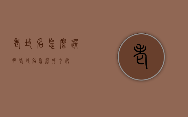 老域名怎么选择（老域名怎么找七叔），老域名选择指南，如何找到七叔推荐的老域名？，老域名选择指南，如何找到七叔推荐的老域名？，老域名选择指南，如何找到七叔推荐的老域名？七叔推荐老域名攻略！