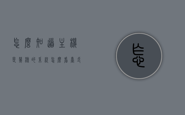 怎么知道主机是几核的系统（怎么看台式机是几核的），如何确定主机是几核系统（台式机核数查看方法），如何查看主机是几核系统（台式机核数确定方法），如何确定台式机是几核系统？——主机核数查看方法详解
