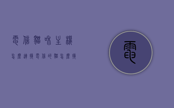 电信猫和主机怎么连接（电信的猫怎么接线），电信猫与主机的连接方法指南，接线步骤详解 第1张