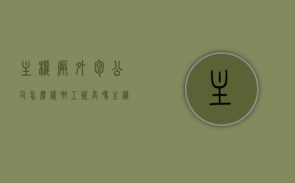 主机厂外包公司怎么样啊工资高吗（主机厂外包公司怎么样啊工资高吗知乎），关于主机厂外包公司的薪资水平与体验探讨，工资究竟如何？，关于主机厂外包公司的薪资水平与体验探讨，薪资水平如何？真实体验分享！，关于主机厂外包公司的薪资水平与体验深度探讨，真实分享，工资究竟如何？