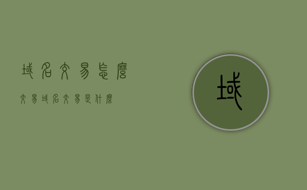 域名交易怎么交易（域名交易是什么），关于域名交易的介绍及交易流程指南，域名交易指南，流程解析与交易技巧，域名交易全解析，从入门到精通——交易指南、流程解析与技巧分享