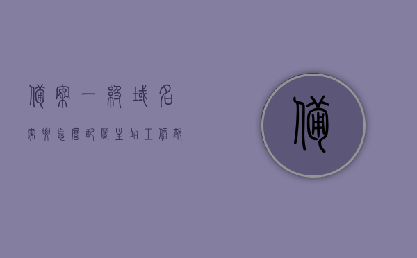 备案一级域名需要怎么配置主站（工信部要求备案域名需为一级域名），如何配置主站以满足工信部备案一级域名要求