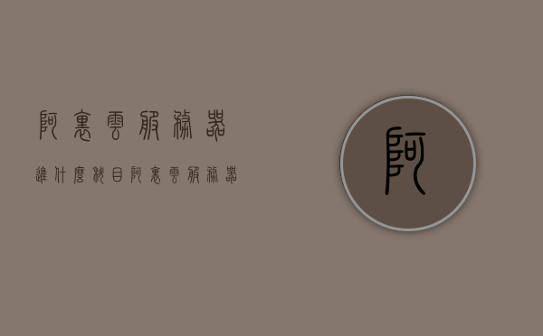 阿里云服务器进什么科目（阿里云服务器做什么用的），阿里云服务器的应用与科目解析