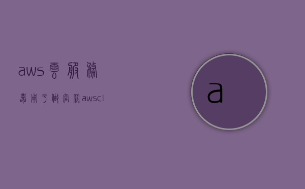aws云服务器用于做官网（aws cloud），AWS云服务器助力官网建设，高效、稳定、可扩展的解决方案