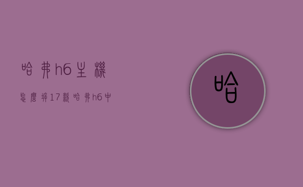 哈弗h6主机怎么拆（17款哈弗h6中控主机怎么拆），『哈弗H6中控主机拆卸教程（针对2017款）』，「哈弗H6 2017款中控主机拆卸教程，详细步骤解析」