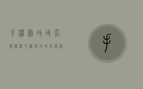 手机修改域名服务器（手机更改域名服务器会加快网络吗?），手机修改域名服务器，能否提升网络速度？，手机修改域名服务器对网络速度的影响解析，能否通过更改域名服务器提升网络速度？，手机修改域名服务器对网络速度的影响解析及提速可能性探讨 第1张