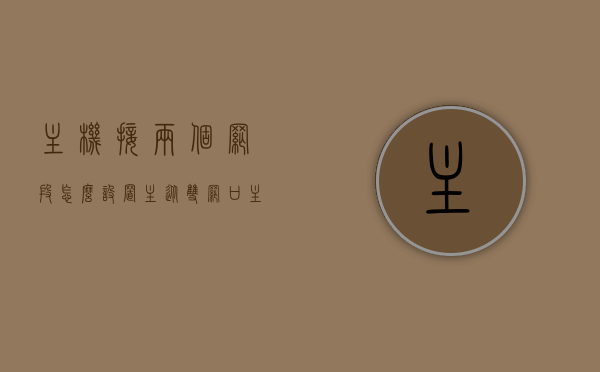主机接两个网段怎么设置主从（双网口主机怎么接另外一台主机），双网口主机设置主从网络接入指南，如何连接两个网段及另一台主机？ 第1张