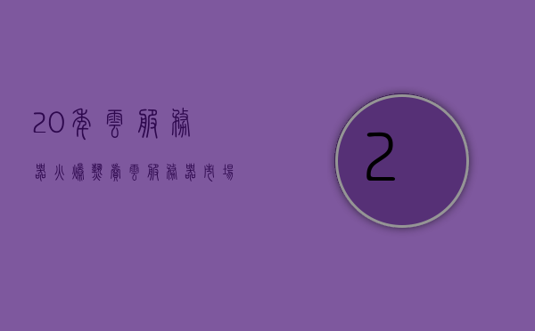 20年云服务器火爆热卖（云服务器市场规模），二十年云服务器市场繁荣，规模火爆热卖