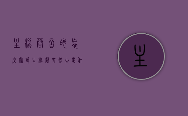主机声音的怎么关掉（主机声音很大是什么原因），如何关闭主机声音及解析声音大的原因？，如何关闭主机声音并解析声音大的原因？主机声音过大的排查与解决指南，主机声音过大怎么办？关闭指南及声音原因解析，主机声音过大怎么办？关闭指南及声音原因深度解析，主机声音过大怎么办？关闭指南及声音原因深度解析