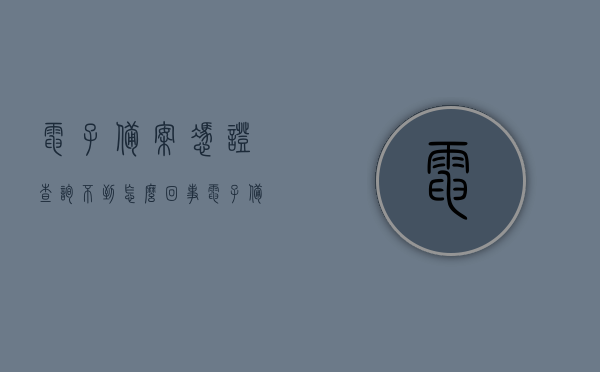 电子备案凭证查询不到怎么回事（电子备案表什么样子），电子备案凭证查询问题及电子备案表外观解析，电子备案凭证查询难题解析与电子备案表外观解析，电子备案凭证查询问题解析与电子备案表外观详解，查询难题及解决方案探索 第1张