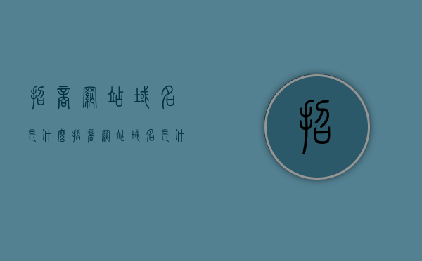 招商网站域名是什么（招商网站域名是什么意思），招商网站域名解析及含义简介，招商网站域名解析与简介，了解招商网站域名的含义及解析过程，招商网站域名解析与含义简介，了解招商网站域名的含义及解析流程，招商网站域名解析与含义简介，了解招商网站域名的含义及解析流程全攻略