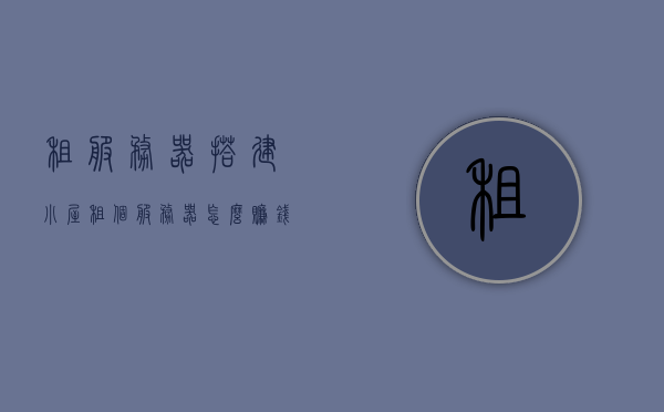租服务器搭建小屋（租个服务器怎么赚钱），租服务器搭建小屋，探索盈利之道
