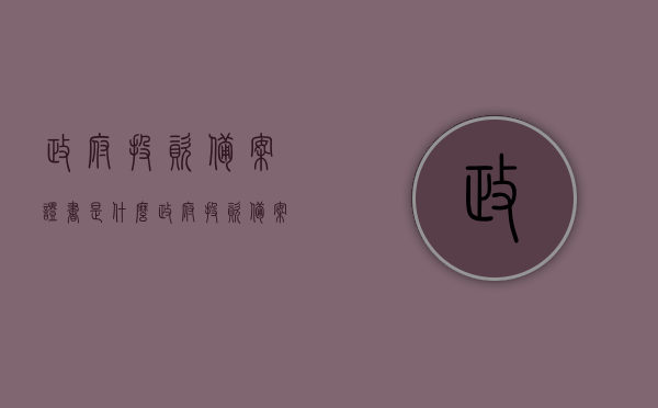 政府投资备案证书是什么（政府投资备案证书是什么样子的），政府投资备案证书详解，定义、样式及功能介绍