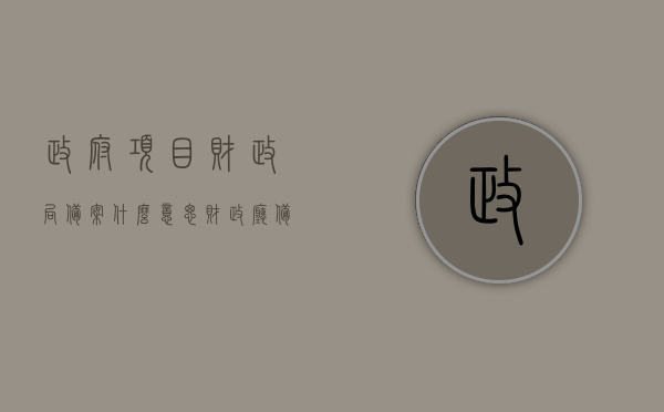 政府项目财政局备案什么意思（财政厅备案在什么地方），政府项目财政局备案详解，备案流程与财政厅备案地点揭秘，政府项目财政局备案详解，流程、财政厅备案地点揭秘与意义解析