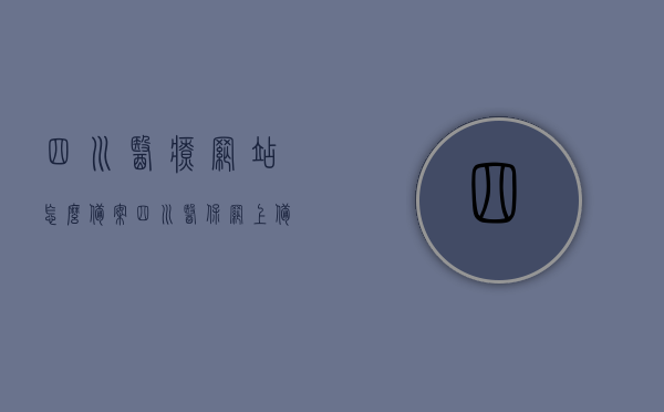 四川医疗网站怎么备案（四川医保网上备案），四川医疗网站备案及医保网上备案流程指南，四川医疗网站备案与医保网上备案流程指南