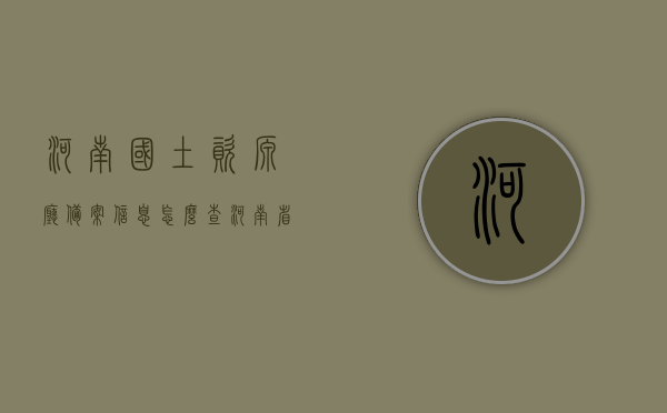 河南国土资源厅备案信息怎么查（河南省国土资源网上交易查询），河南国土资源厅备案信息查询指南，网上交易查询全攻略，河南国土资源厅备案信息查询指南，网上交易查询全攻略，快速掌握查询流程