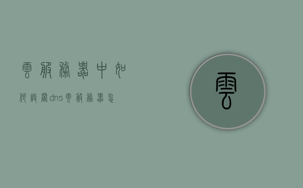 云服务器中如何设置dns（云服务器怎么改ip），云服务器DNS设置与IP地址更改教程，云服务器DNS设置与IP地址更改详解，DNS配置与IP修改教程