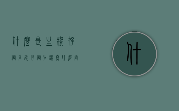 什么是主机存储系统（存储主机套什么定额），主机存储系统解析及定额应用概述