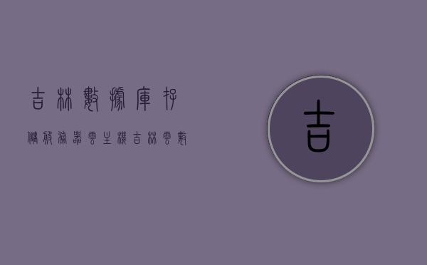 吉林数据库存储服务器云主机（吉林云数据中心），吉林数据库存储服务器云主机，吉林云数据中心概览，吉林数据库存储服务器云主机与吉林云数据中心概览