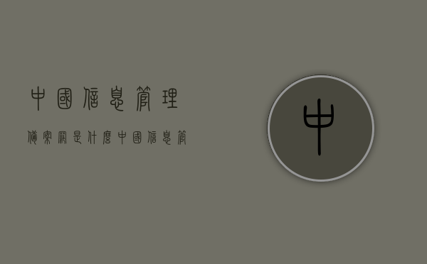 中国信息管理备案网是什么（中国信息管理备案网是什么意思），中国信息管理备案网的含义与功能简介