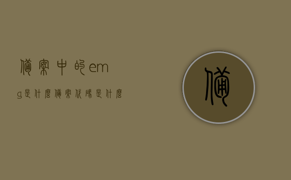 备案中的emg是什么（备案代码是什么），揭秘备案中的EMG，备案代码详解，揭秘备案中的EMG与备案代码详解，概念、用途及操作指南，揭秘备案中的EMG及其备案代码详解，概念、用途与操作指南