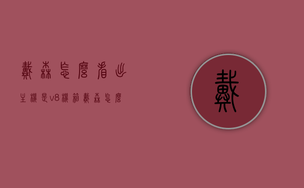 戴森怎么看出主机是v8机箱（戴森怎么看出厂日期），戴森主机型号识别与出厂日期解析，如何识别V8机箱及查看生产日期