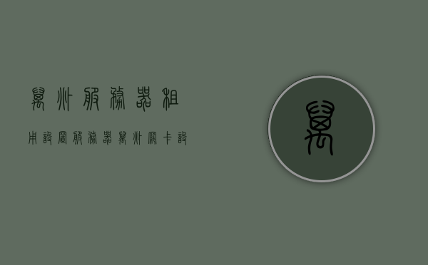 万兆服务器租用设置（服务器万兆网卡设置），万兆服务器租用与网卡设置指南，万兆服务器租用与网卡设置详解，设置指南与教程 第1张