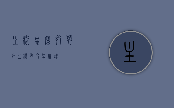 主机怎么拼英文（主机英文怎么读），主机的英文拼写及读音指南