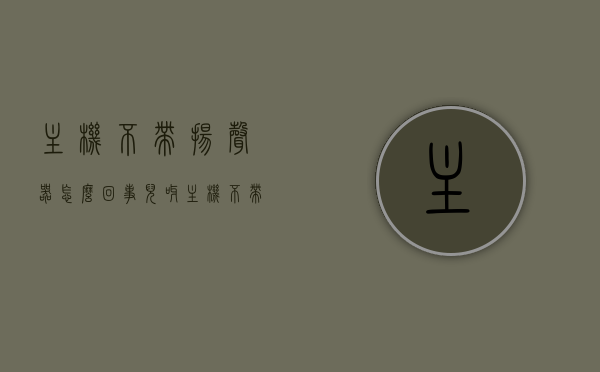 主机不带扬声器怎么回事儿呀（主机不带扬声器怎么回事儿呀怎么解决），主机不带扬声器如何解决？问题解析与解决方案！，主机不带扬声器问题解析与解决方案，原因及解决方法探讨