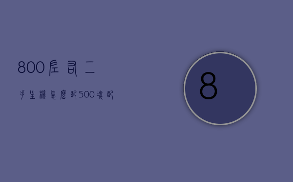 800左右二手主机怎么配（500块配二手主机），二手主机配置指南，如何以500元预算配一台价值约800元的二手主机？，二手主机配置指南，如何在预算500元内选购价值约800元的二手主机？