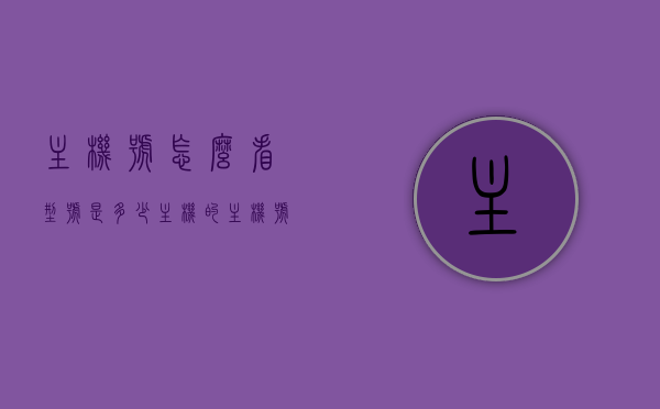 主机号怎么看型号是多少（主机的主机号怎么算），如何查看主机型号及计算主机号的方法