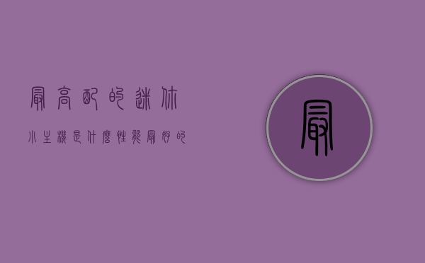 最高配的迷你小主机是什么（性能最好的迷你主机），最高配的迷你小主机性能大比拼，哪款成为性能之巅？
