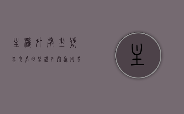 主机外壳型号怎么看的（主机外壳通用吗），主机外壳型号识别指南及通用性问题解析，主机外壳型号识别指南，如何判断型号及解答通用性问题疑虑