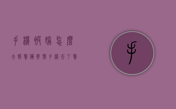 手机被偷怎么去报警备案号（手机丢了警察说备案是什么意思），手机失窃如何报警并了解备案流程，手机失窃报警备案流程，如何应对手机被偷并了解备案意义，手机失窃应对指南，报警备案流程与意义解析，手机失窃应对指南，报警备案流程与意义解析