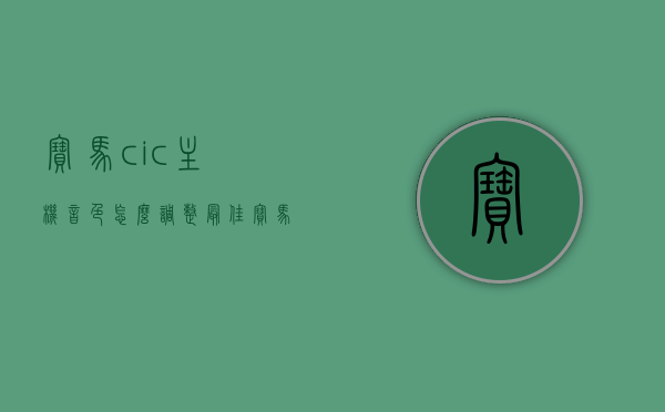 宝马cic主机音色怎么调整最佳（宝马cic主机音色如何更好听），宝马CIC主机音色优化指南，如何调整至最佳音效？，宝马CIC主机音色优化指南，如何调整至最佳音效，让音质更动听？，宝马CIC主机音色优化指南，如何调整至最佳音效，音质更动听？，宝马CIC主机音色优化指南，如何调整至最佳音效，让音质更加动听？，宝马CIC主机音色优化指南，如何调整至最佳音效，让音质更加悦耳动听？，宝马CIC主机音色优化指南，如何调整至最佳音效，让音质悦耳动听？