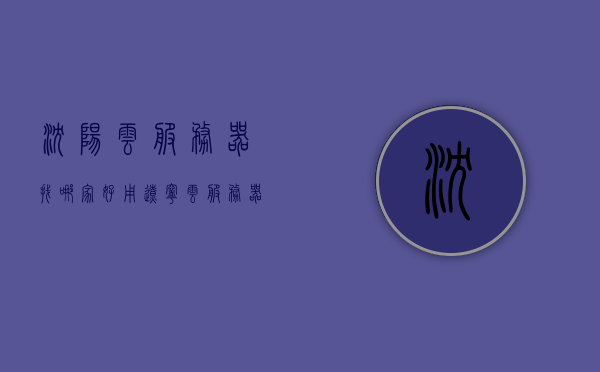 沈阳云服务器找哪家好用（辽宁云服务器），沈阳云服务器与辽宁云服务器，哪家服务商更值得信赖？