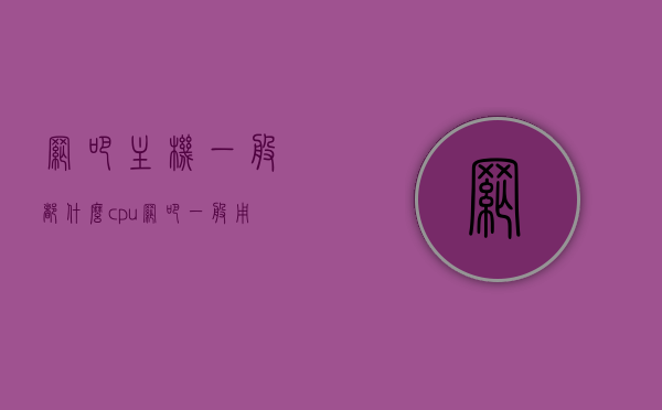 网吧主机一般都什么cpu（网吧一般用什么主板），网吧主机配置揭秘，CPU与主板的通用选择