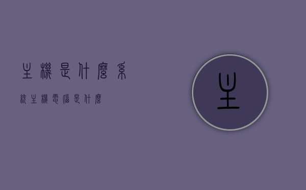 主机是什么系统（主机电脑是什么），主机电脑系统简介，什么是主机及其系统？，揭秘主机电脑系统，定义、简介及功能解析 第1张