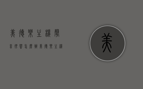 美德乐主机声音很响怎么办（美德乐主机坏了怎么办），美德乐主机声音过响及故障处理指南，美德乐主机声音过响及故障处理指南，解决方法与常见问题处理步骤，美德乐主机声音过响及故障处理指南，解决方案与常见问题处理步骤，美德乐主机声音过响及故障处理详解，处理指南与解决方案，美德乐主机声音过响及故障处理详解，处理指南与解决方案