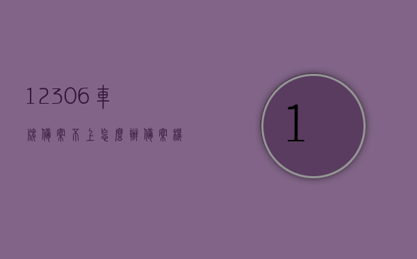 12306车牌备案不上怎么办（备案机动车车牌号老输不对怎么办），车牌备案难题解析，12306备案不上及机动车车牌号输入错误应对策略，解决12306车牌备案难题与车牌号输入错误应对策略