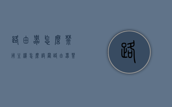 路由器怎么禁用主机（怎么设置路由器禁用他人网络），路由器设置，禁用主机网络功能指南，路由器设置指南，禁用主机网络功能，阻止他人网络访问的步骤